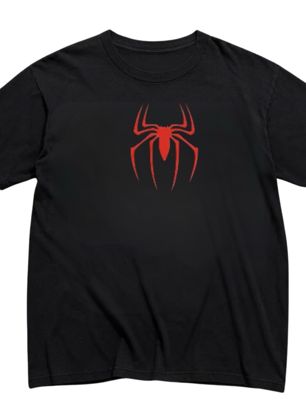 Gildan Black Tee with Red Spider Graphic